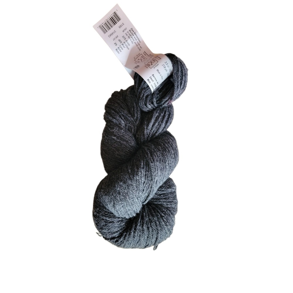 Berroco‎ Vintage Yarn 4 Medium Weight Dark Gray 100g 218yds Alpaca Blend